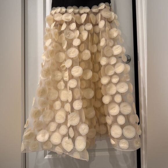 NWOT BRONX AND BANCO Harper Strapless Black and Beige Gown - Picture 12 of 16